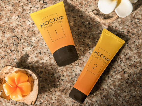 Cosmetic Tube PSD Mockups