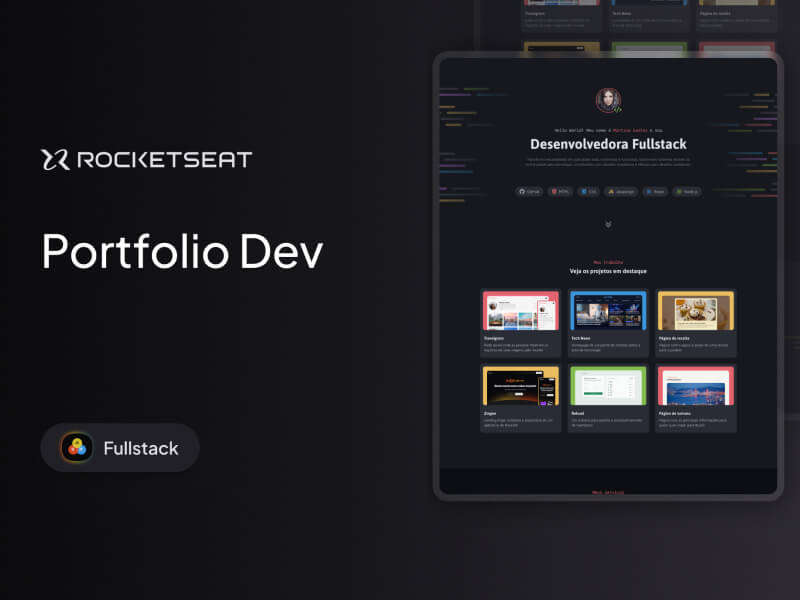 Free Portfolio Design Template for Developers