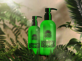 Hair Care Bottle Mockups