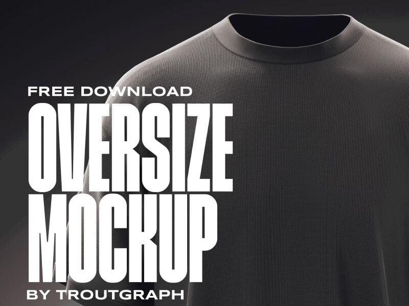 Free Oversizes T-Shirt Mockups