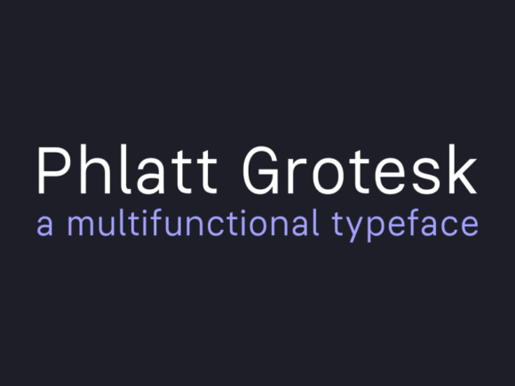 Phlatt Grotesk Free Font