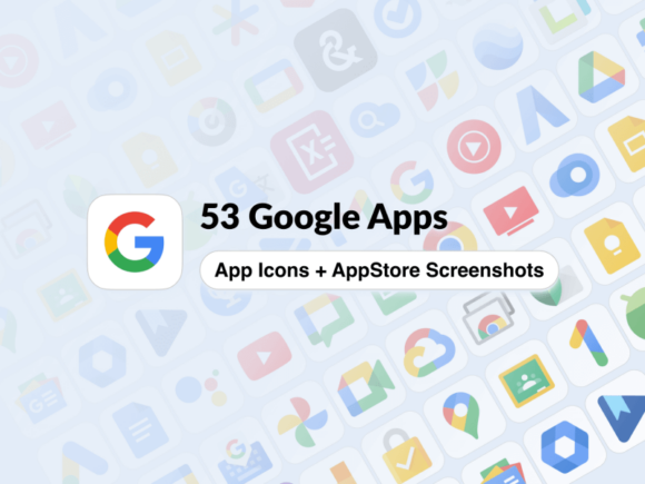 Google iOS App Collection + Icons