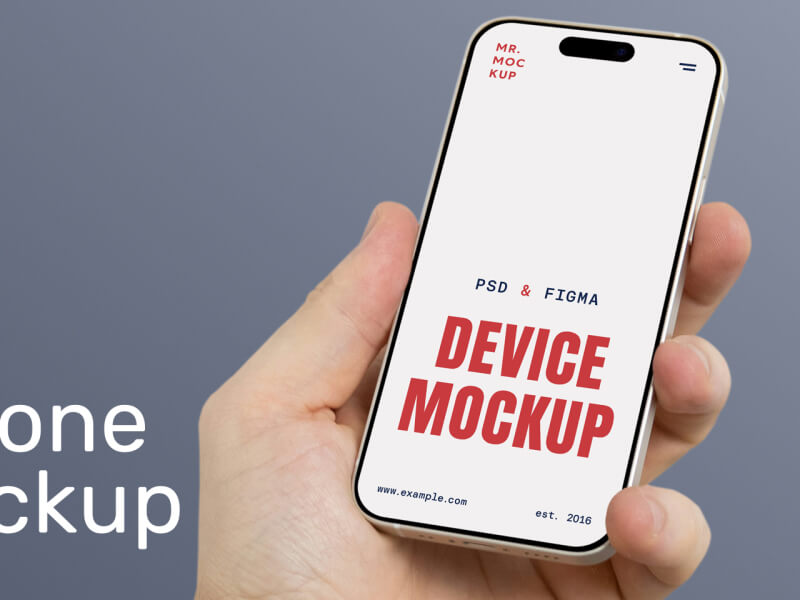 iPhone 16 Pro Mockup for Figma