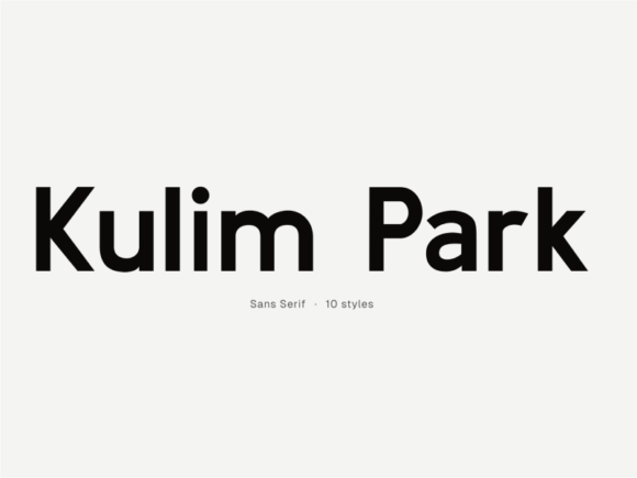 Kulim Park: Free Sans Serif for High Legibility