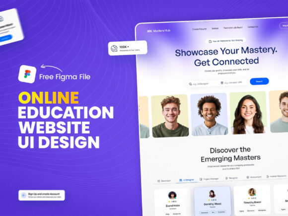 Online Education Landing Page Template