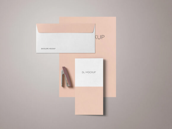 Simple Stationery Mockup - Free PSD