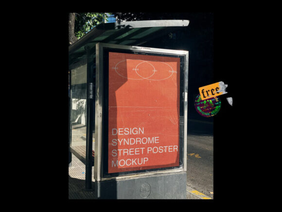 Street Poster PSD Mockup