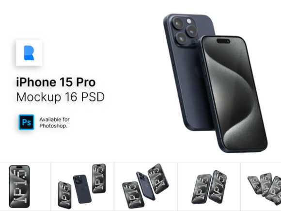 iPhone 15 Pro Mockups