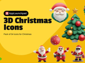 Free 3D Christmas Icons - Figma