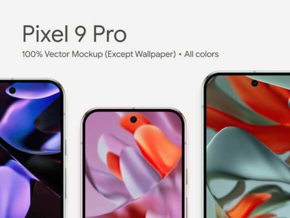 Google Pixel 9 Pro Mockups